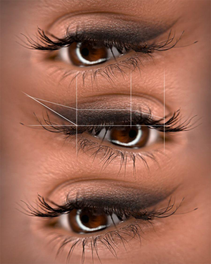 Eyeliner micropigmentat – schița formei și rezultatul
